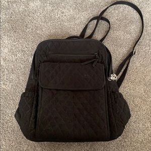 Vera Bradley Black Quilted Backpack